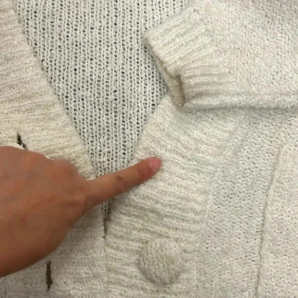 Vintage card amoroso ivory cardigan  sweater - Picture 2 of 5